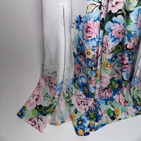 White Floral Maxi Dress - Picture 9 of 16